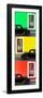 ¡Viva Mexico! Panoramic Collection - Three Black VW Beetle Cars XXVI-Philippe Hugonnard-Framed Photographic Print