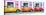 ¡Viva Mexico! Panoramic Collection - Three VW Beetle Cars with Colors Street Wall XVII-Philippe Hugonnard-Stretched Canvas