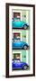 ¡Viva Mexico! Panoramic Collection - Three VW Beetle Cars with Colors Street Wall XXVIII-Philippe Hugonnard-Framed Photographic Print