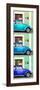 ¡Viva Mexico! Panoramic Collection - Three VW Beetle Cars with Colors Street Wall XXVIII-Philippe Hugonnard-Framed Photographic Print