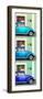¡Viva Mexico! Panoramic Collection - Three VW Beetle Cars with Colors Street Wall XXVIII-Philippe Hugonnard-Framed Photographic Print