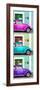 ¡Viva Mexico! Panoramic Collection - Three VW Beetle Cars with Colors Street Wall XXXVIII-Philippe Hugonnard-Framed Photographic Print