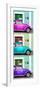 ¡Viva Mexico! Panoramic Collection - Three VW Beetle Cars with Colors Street Wall XXXVIII-Philippe Hugonnard-Framed Photographic Print