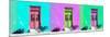 ¡Viva Mexico! Panoramic Collection - Tree Colorful Doors I-Philippe Hugonnard-Mounted Photographic Print