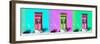 ¡Viva Mexico! Panoramic Collection - Tree Colorful Doors I-Philippe Hugonnard-Framed Photographic Print