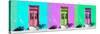 ¡Viva Mexico! Panoramic Collection - Tree Colorful Doors I-Philippe Hugonnard-Stretched Canvas