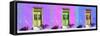 ¡Viva Mexico! Panoramic Collection - Tree Colorful Doors III-Philippe Hugonnard-Framed Stretched Canvas