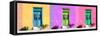 ¡Viva Mexico! Panoramic Collection - Tree Colorful Doors IV-Philippe Hugonnard-Framed Stretched Canvas