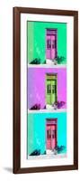 ¡Viva Mexico! Panoramic Collection - Tree Colorful Doors IX-Philippe Hugonnard-Framed Photographic Print