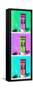 ¡Viva Mexico! Panoramic Collection - Tree Colorful Doors IX-Philippe Hugonnard-Framed Stretched Canvas
