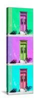 ¡Viva Mexico! Panoramic Collection - Tree Colorful Doors IX-Philippe Hugonnard-Stretched Canvas