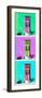 ¡Viva Mexico! Panoramic Collection - Tree Colorful Doors IX-Philippe Hugonnard-Framed Photographic Print