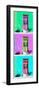 ¡Viva Mexico! Panoramic Collection - Tree Colorful Doors IX-Philippe Hugonnard-Framed Photographic Print