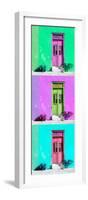 ¡Viva Mexico! Panoramic Collection - Tree Colorful Doors IX-Philippe Hugonnard-Framed Photographic Print