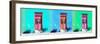 ¡Viva Mexico! Panoramic Collection - Tree Colorful Doors V-Philippe Hugonnard-Framed Photographic Print