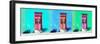 ¡Viva Mexico! Panoramic Collection - Tree Colorful Doors V-Philippe Hugonnard-Framed Photographic Print