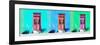 ¡Viva Mexico! Panoramic Collection - Tree Colorful Doors V-Philippe Hugonnard-Framed Photographic Print