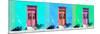 ¡Viva Mexico! Panoramic Collection - Tree Colorful Doors V-Philippe Hugonnard-Mounted Photographic Print