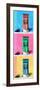 ¡Viva Mexico! Panoramic Collection - Tree Colorful Doors VIII-Philippe Hugonnard-Framed Photographic Print