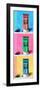 ¡Viva Mexico! Panoramic Collection - Tree Colorful Doors VIII-Philippe Hugonnard-Framed Photographic Print