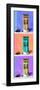 ¡Viva Mexico! Panoramic Collection - Tree Colorful Doors X-Philippe Hugonnard-Framed Photographic Print