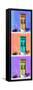 ¡Viva Mexico! Panoramic Collection - Tree Colorful Doors X-Philippe Hugonnard-Framed Stretched Canvas