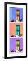 ¡Viva Mexico! Panoramic Collection - Tree Colorful Doors X-Philippe Hugonnard-Framed Photographic Print