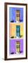 ¡Viva Mexico! Panoramic Collection - Tree Colorful Doors XI-Philippe Hugonnard-Framed Photographic Print