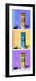 ¡Viva Mexico! Panoramic Collection - Tree Colorful Doors XI-Philippe Hugonnard-Framed Photographic Print