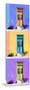 ¡Viva Mexico! Panoramic Collection - Tree Colorful Doors XI-Philippe Hugonnard-Mounted Photographic Print