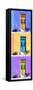¡Viva Mexico! Panoramic Collection - Tree Colorful Doors XI-Philippe Hugonnard-Framed Stretched Canvas