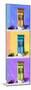 ¡Viva Mexico! Panoramic Collection - Tree Colorful Doors XI-Philippe Hugonnard-Mounted Photographic Print