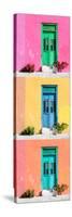 ¡Viva Mexico! Panoramic Collection - Tree Colorful Doors XII-Philippe Hugonnard-Stretched Canvas