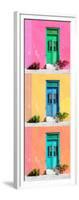 ¡Viva Mexico! Panoramic Collection - Tree Colorful Doors XII-Philippe Hugonnard-Framed Photographic Print