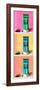 ¡Viva Mexico! Panoramic Collection - Tree Colorful Doors XII-Philippe Hugonnard-Framed Photographic Print