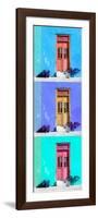 ¡Viva Mexico! Panoramic Collection - Tree Colorful Doors XIII-Philippe Hugonnard-Framed Photographic Print