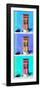 ¡Viva Mexico! Panoramic Collection - Tree Colorful Doors XIII-Philippe Hugonnard-Framed Photographic Print