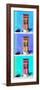 ¡Viva Mexico! Panoramic Collection - Tree Colorful Doors XIII-Philippe Hugonnard-Framed Photographic Print