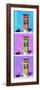 ¡Viva Mexico! Panoramic Collection - Tree Colorful Doors XIV-Philippe Hugonnard-Framed Photographic Print