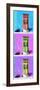 ¡Viva Mexico! Panoramic Collection - Tree Colorful Doors XIV-Philippe Hugonnard-Framed Photographic Print