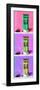 ¡Viva Mexico! Panoramic Collection - Tree Colorful Doors XV-Philippe Hugonnard-Framed Photographic Print