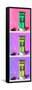 ¡Viva Mexico! Panoramic Collection - Tree Colorful Doors XV-Philippe Hugonnard-Framed Stretched Canvas