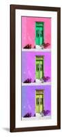 ¡Viva Mexico! Panoramic Collection - Tree Colorful Doors XV-Philippe Hugonnard-Framed Photographic Print