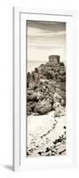 ¡Viva Mexico! Panoramic Collection - Tulum Ruins along Caribbean Coastline II-Philippe Hugonnard-Framed Photographic Print