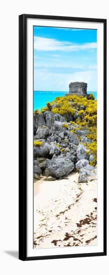 ¡Viva Mexico! Panoramic Collection - Tulum Ruins along Caribbean Coastline III-Philippe Hugonnard-Framed Photographic Print