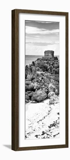 ¡Viva Mexico! Panoramic Collection - Tulum Ruins along Caribbean Coastline IV-Philippe Hugonnard-Framed Photographic Print