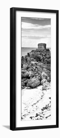 ¡Viva Mexico! Panoramic Collection - Tulum Ruins along Caribbean Coastline IV-Philippe Hugonnard-Framed Photographic Print