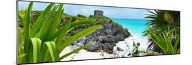 ¡Viva Mexico! Panoramic Collection - Tulum Ruins along Caribbean Coastline V-Philippe Hugonnard-Mounted Photographic Print