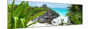 ¡Viva Mexico! Panoramic Collection - Tulum Ruins along Caribbean Coastline V-Philippe Hugonnard-Mounted Photographic Print