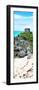 ¡Viva Mexico! Panoramic Collection - Tulum Ruins along Caribbean Coastline-Philippe Hugonnard-Framed Photographic Print